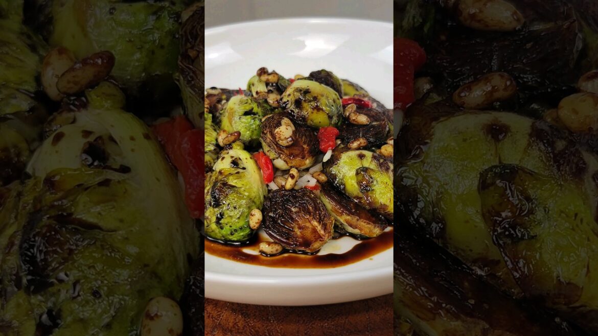 Addicting Lavender Glazed Brussel Sprouts