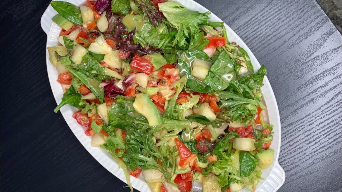 My version of an Israeli Salad