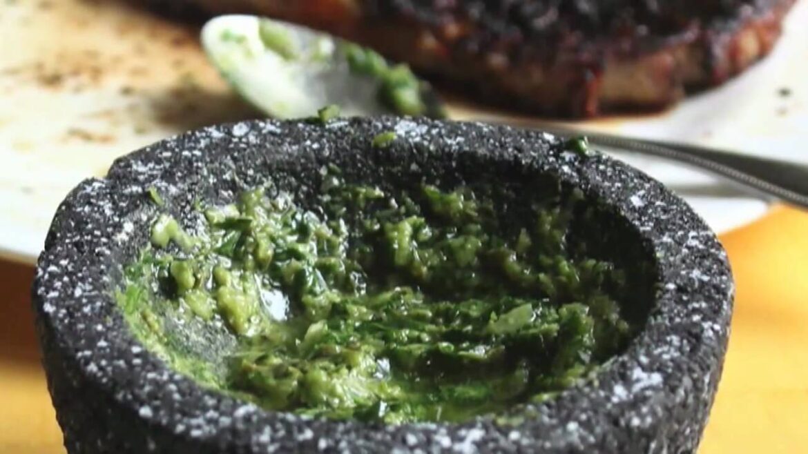 Food Wishes Recipes - Green Sauce Recipe - Salsa Verde - Raw Green Garlic and Herb Sauce