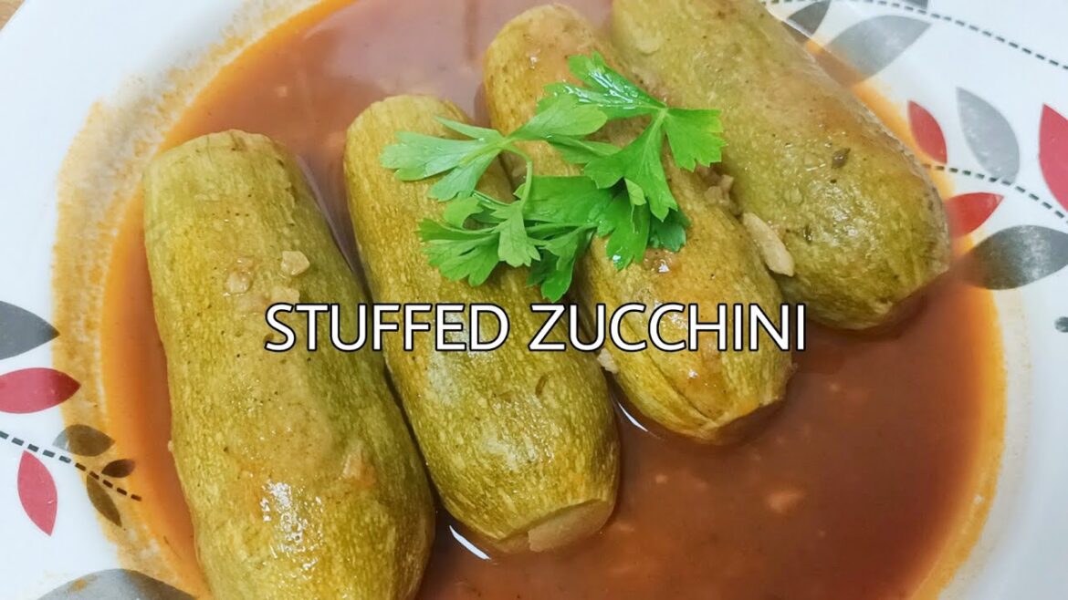 lebanese Stuffed Zucchini | Kousa