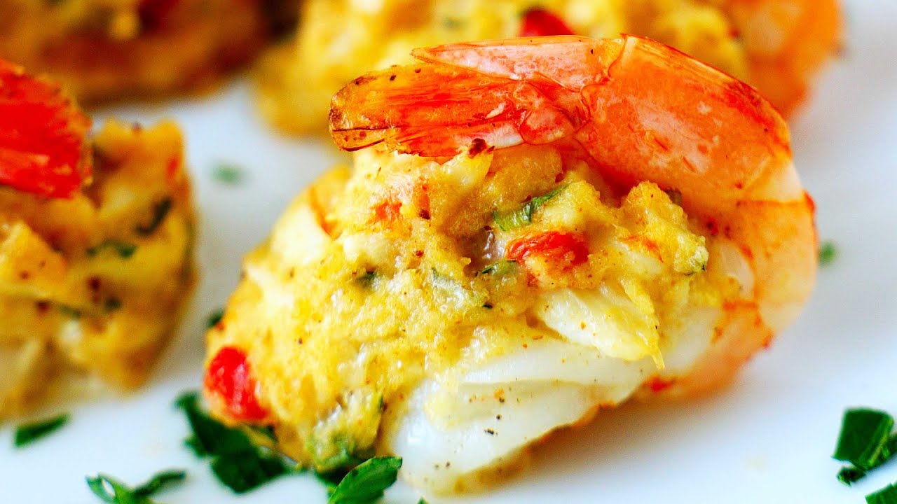 How To Make THE BEST Crab-Stuffed Shrimp At Home! - Dining and Cooking