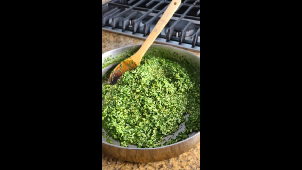 SUPER GREEN Spinach Risotto
