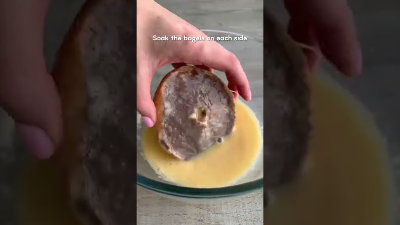 Cinnamon Roll French Toast Bagel Recipe Dining and Cooking