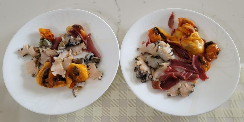 Our "welcome to Busan" lunch after a very long day of travel