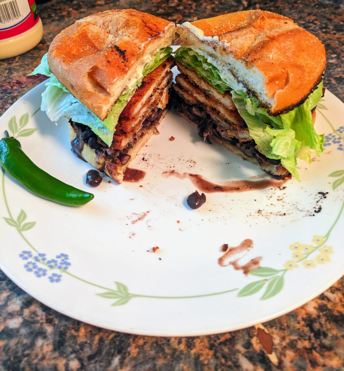 Mi Torta de Milanesa con una Chile 🌶️