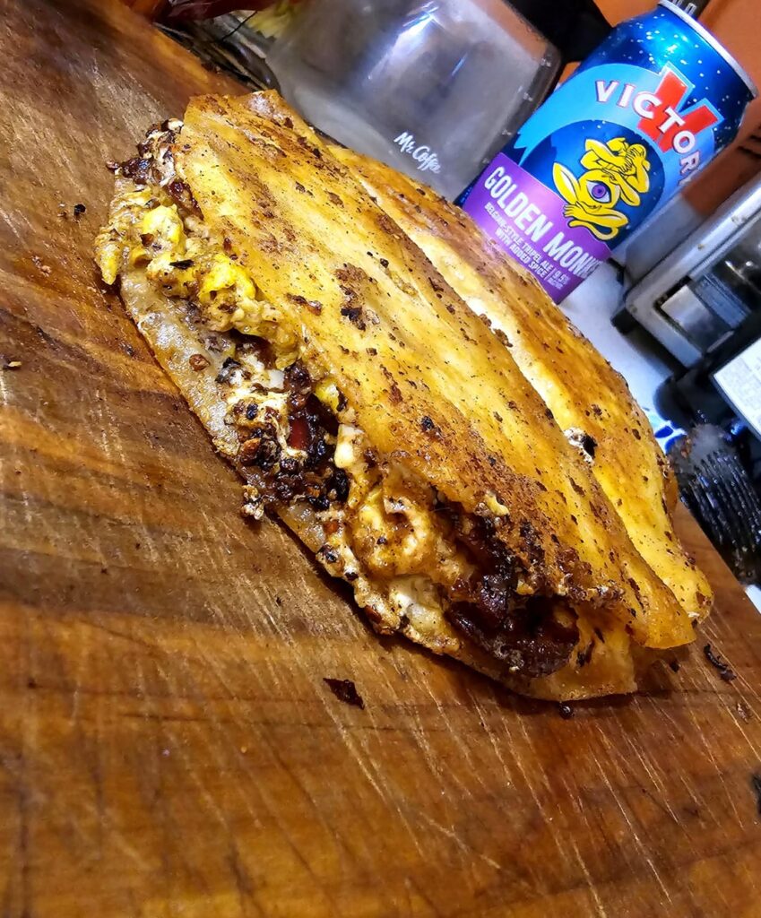 Chouriço/Egg/Cheese Quesadilla