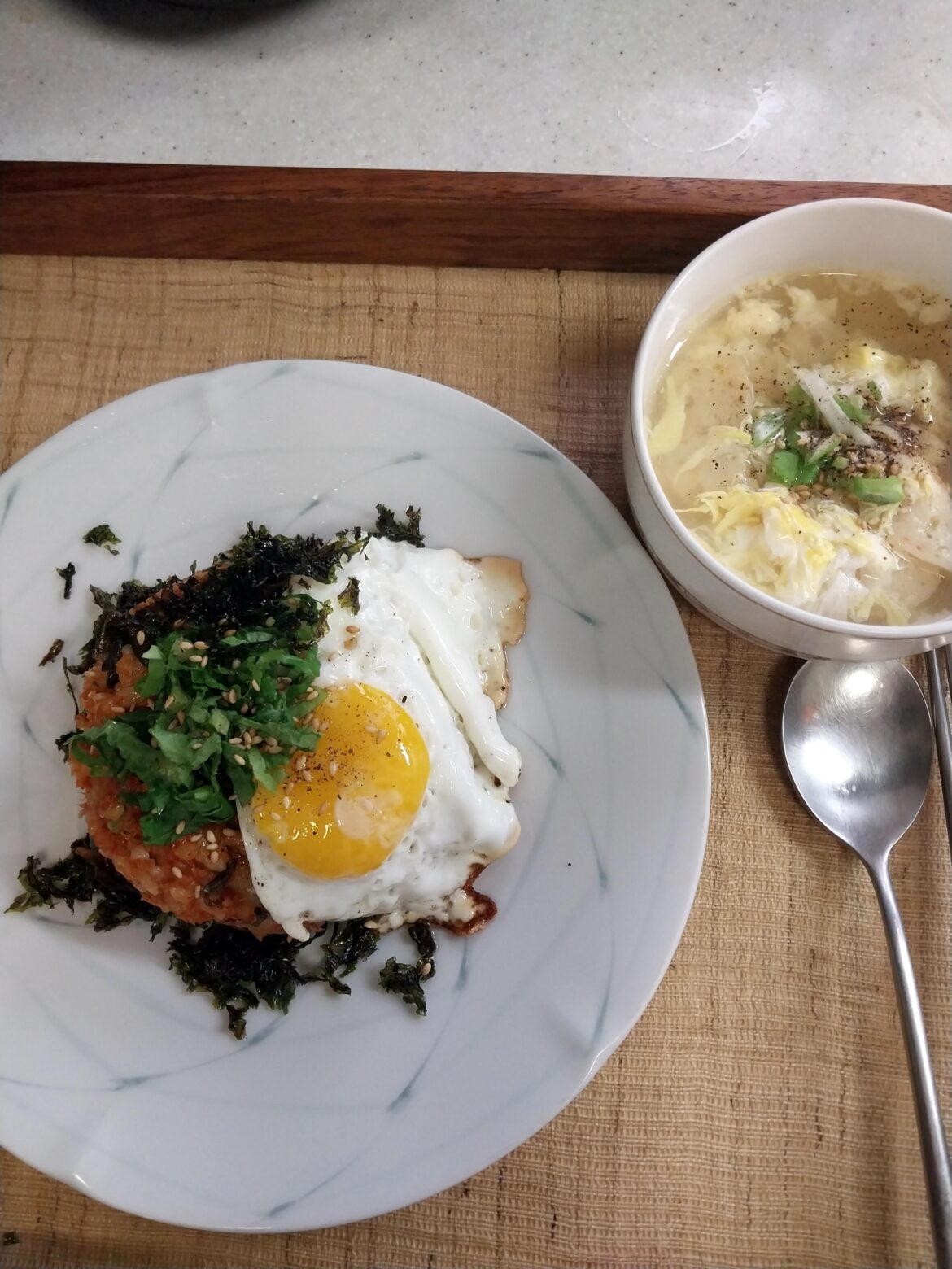 Kimchi tuna fried rice