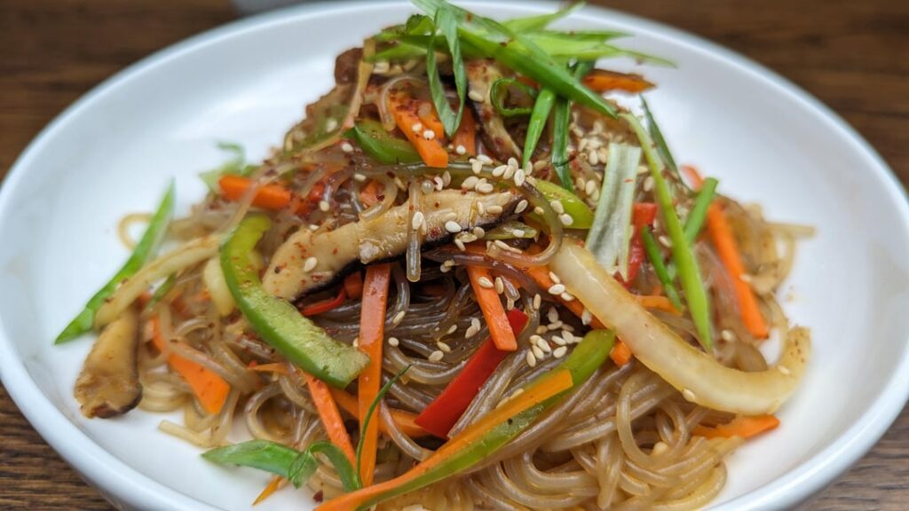Japchae (Vegetable Stir Fried Noodles)