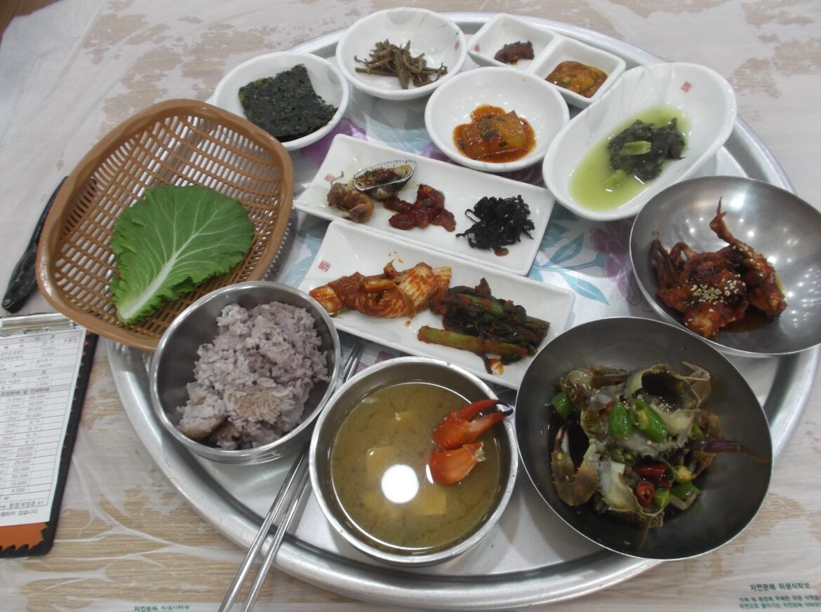 (Blue) Crab Lunch Set in Yeosu, South Korea