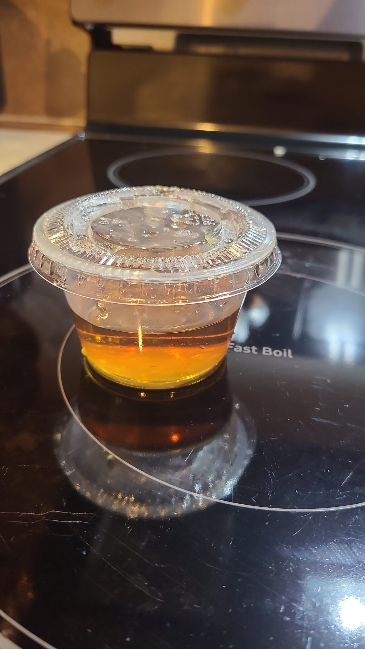 This liquid came with my Korean BBQ dish. What is it? Smells... interesting.