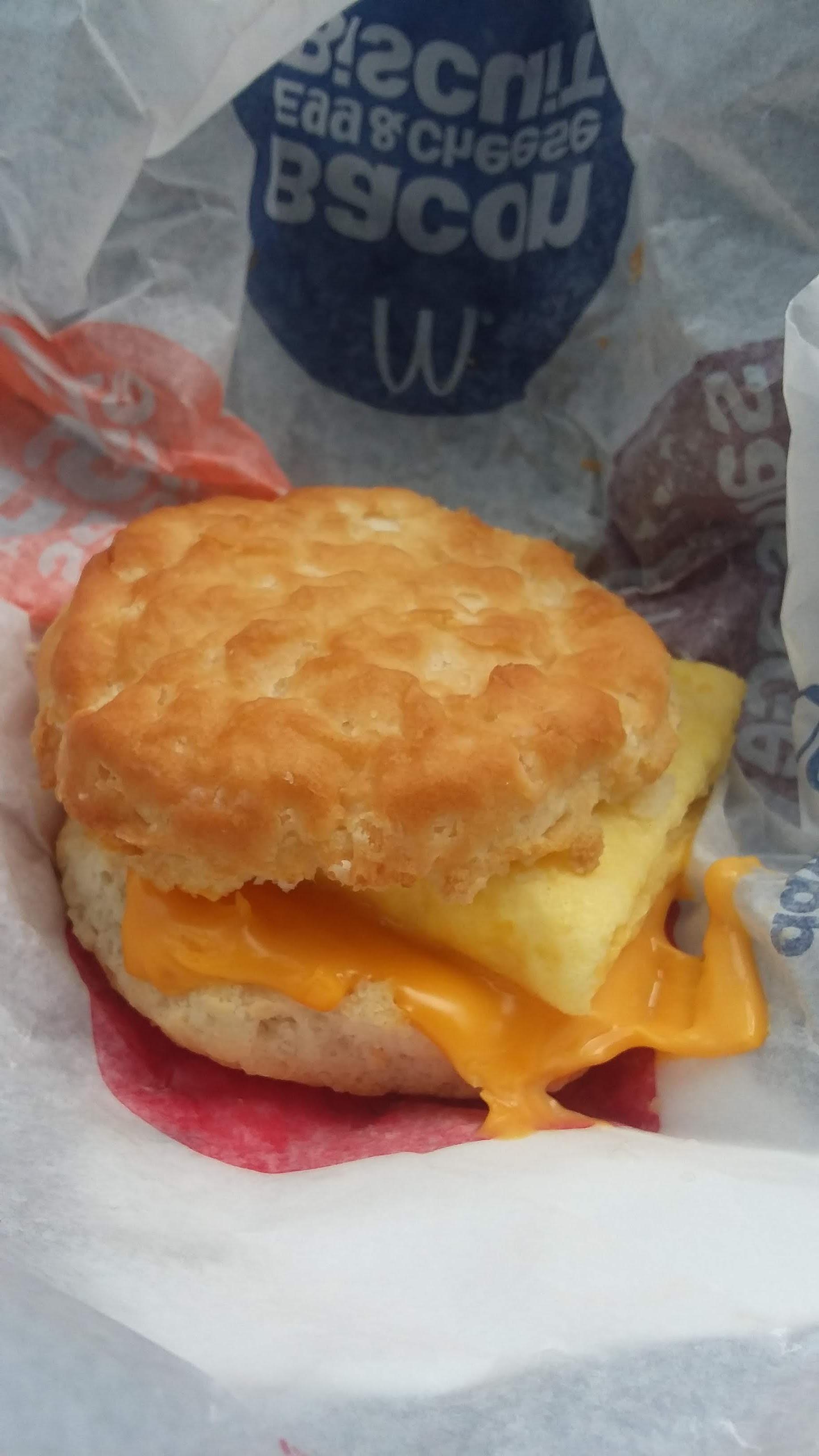 I do love good egg and cheese biscuit from McDonald's Dining and Cooking