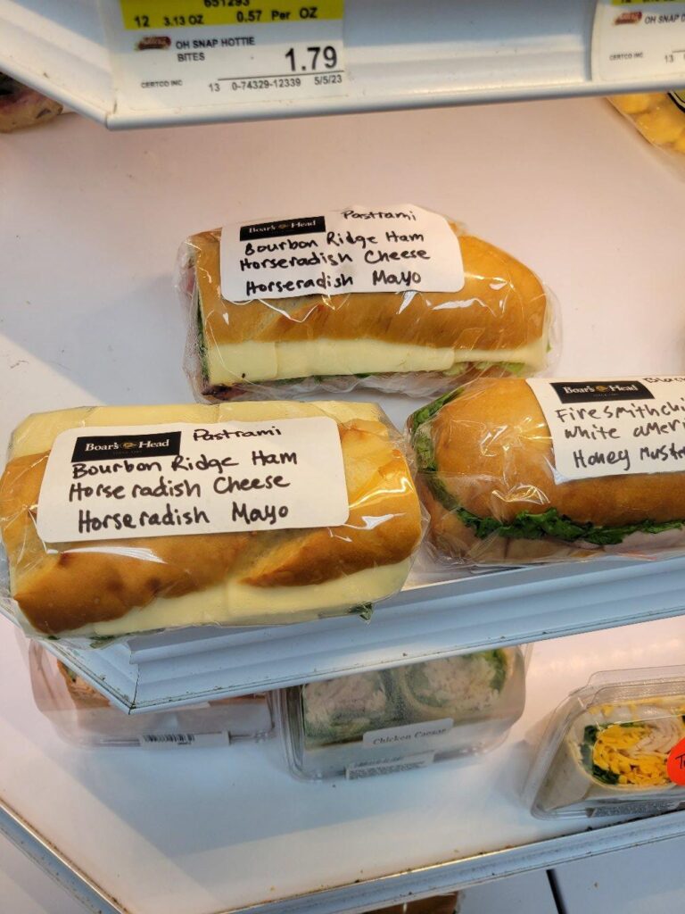 Fresh made delicious sandwiches!
