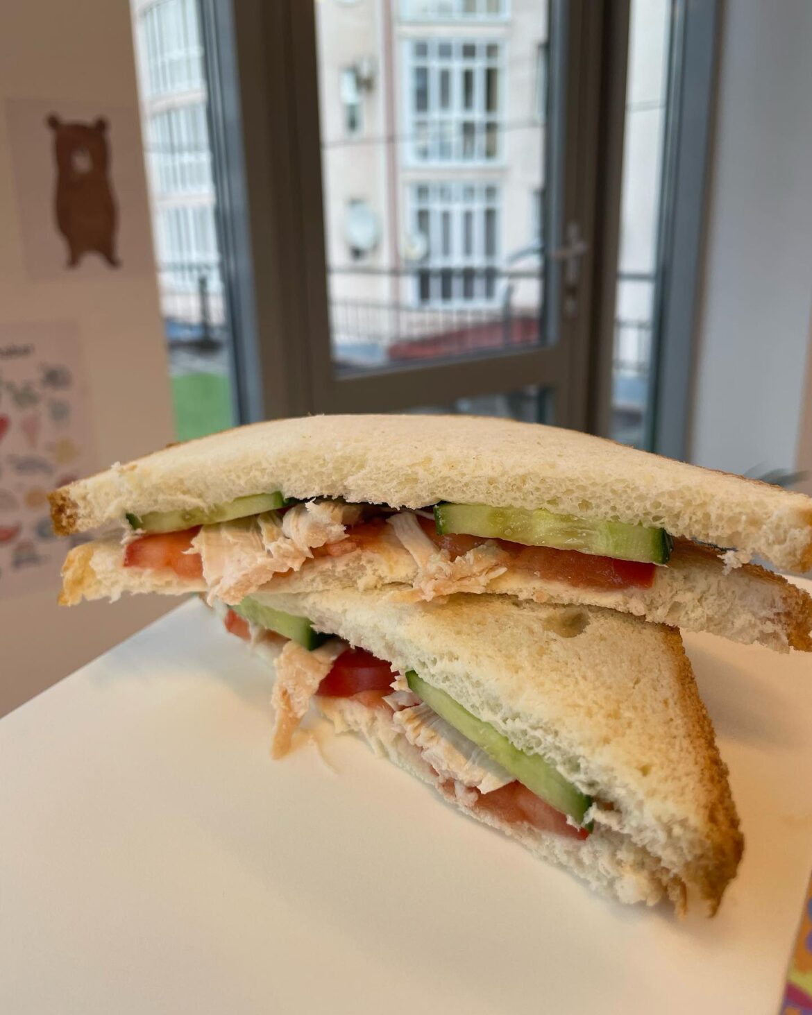 Kimchi Chicken Melt Sandwich