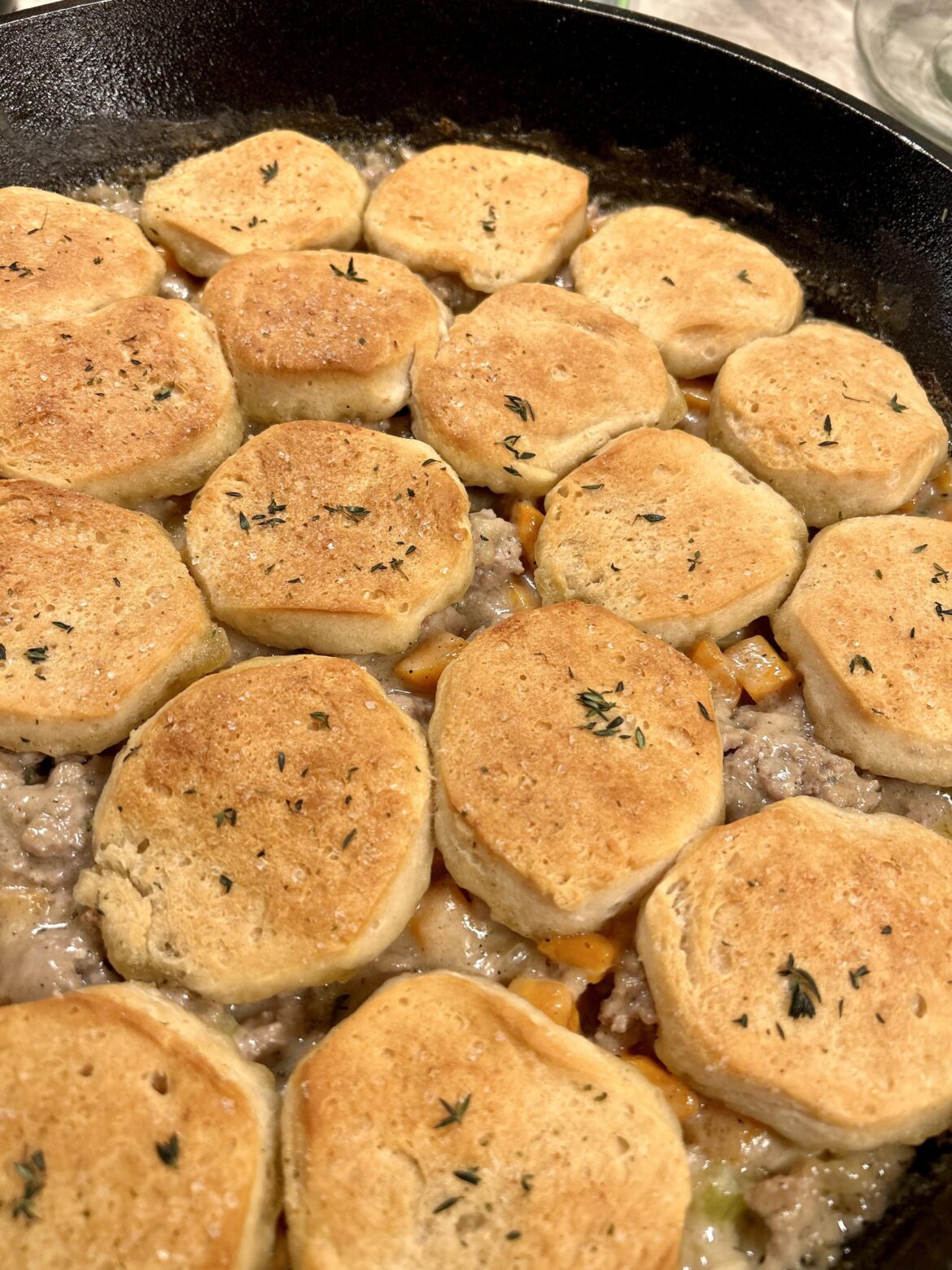 Homestyle Turkey & Biscuit Pot Pie