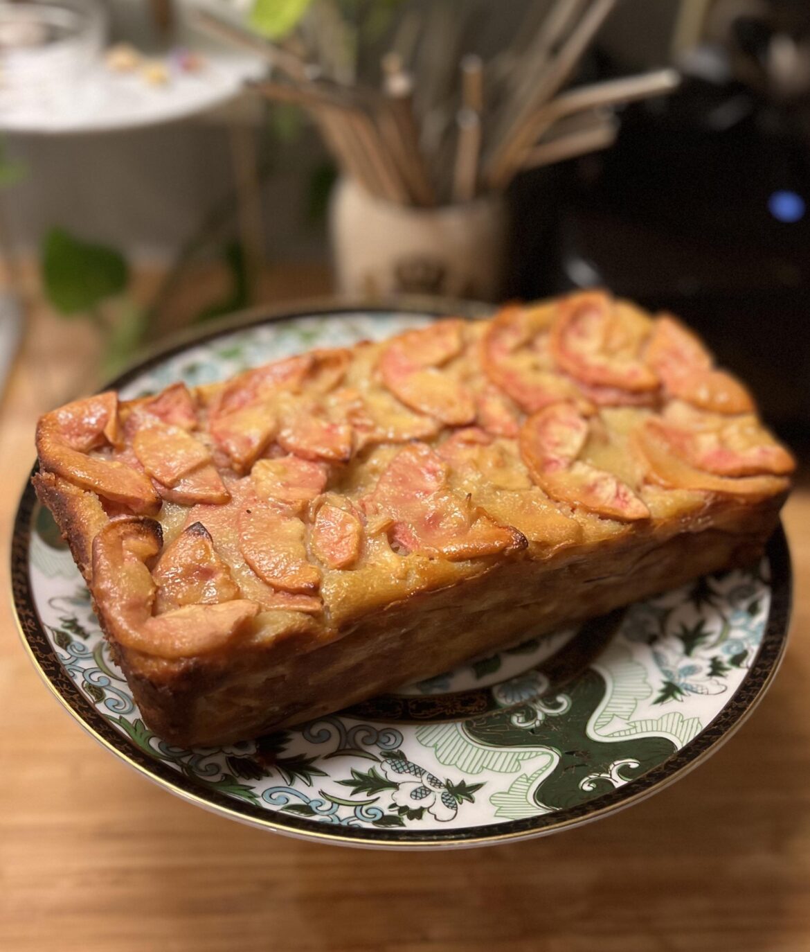 I made Gâteau Invisible using pink pearl apples