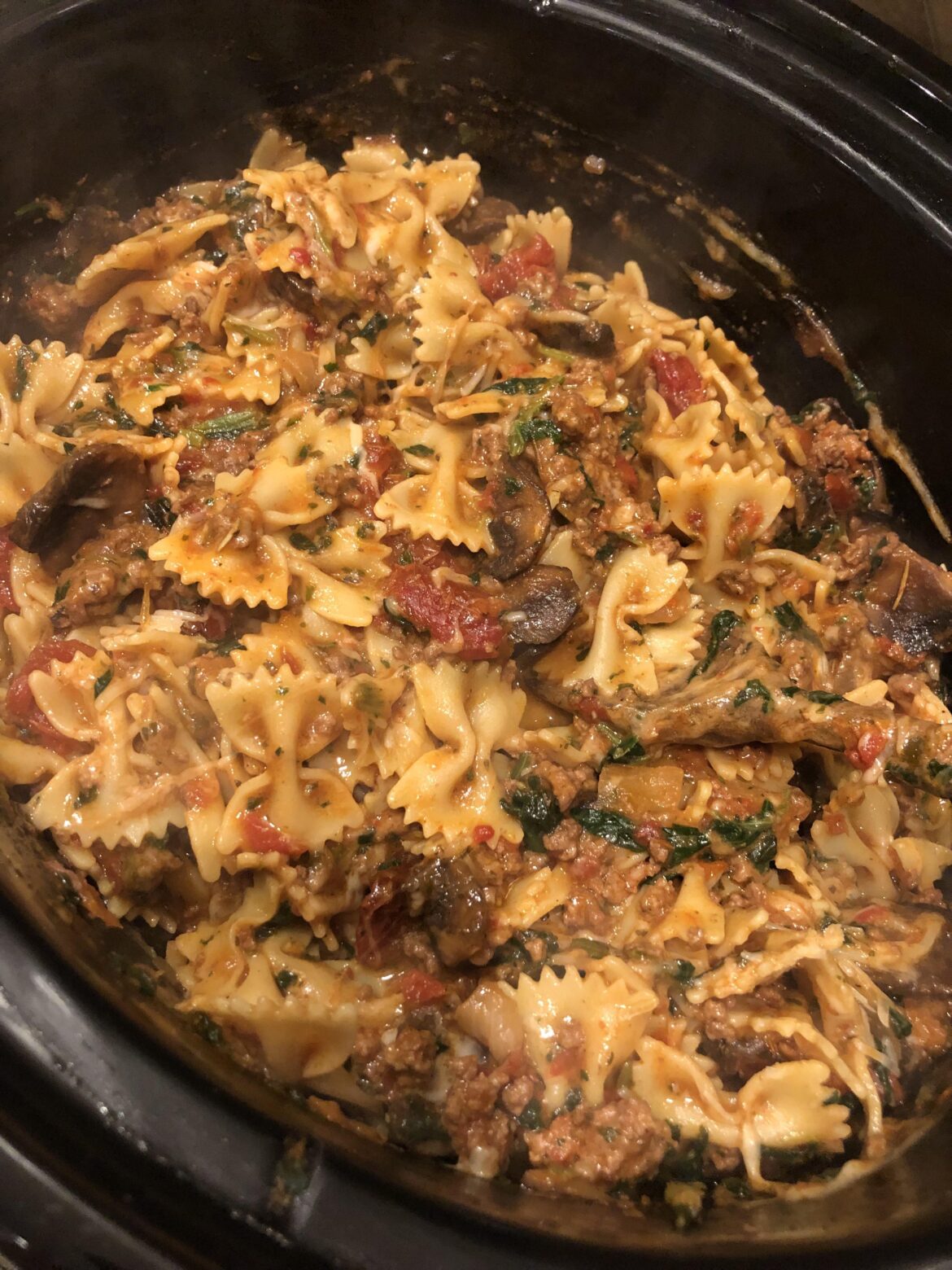 Slow cooker ravioli casserole - recipe in comments