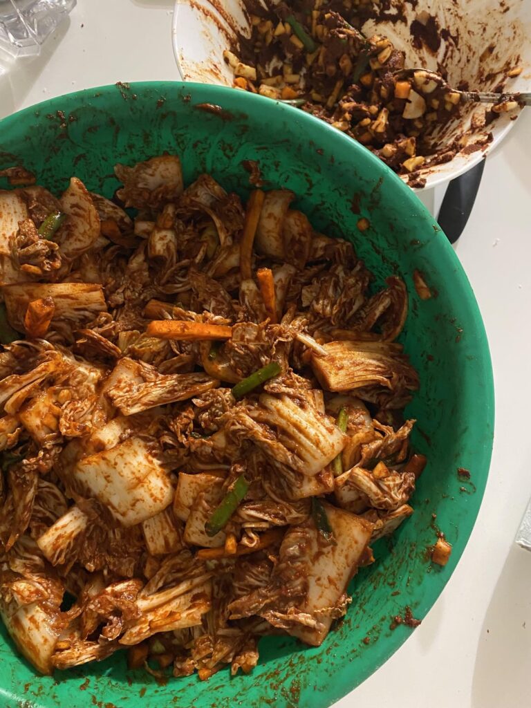 First time making kimchi :)