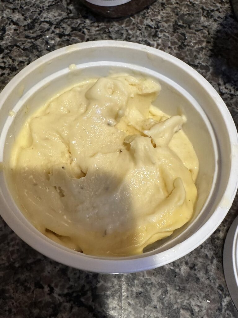 Made my first ice creams in my new Kumio compressor machine