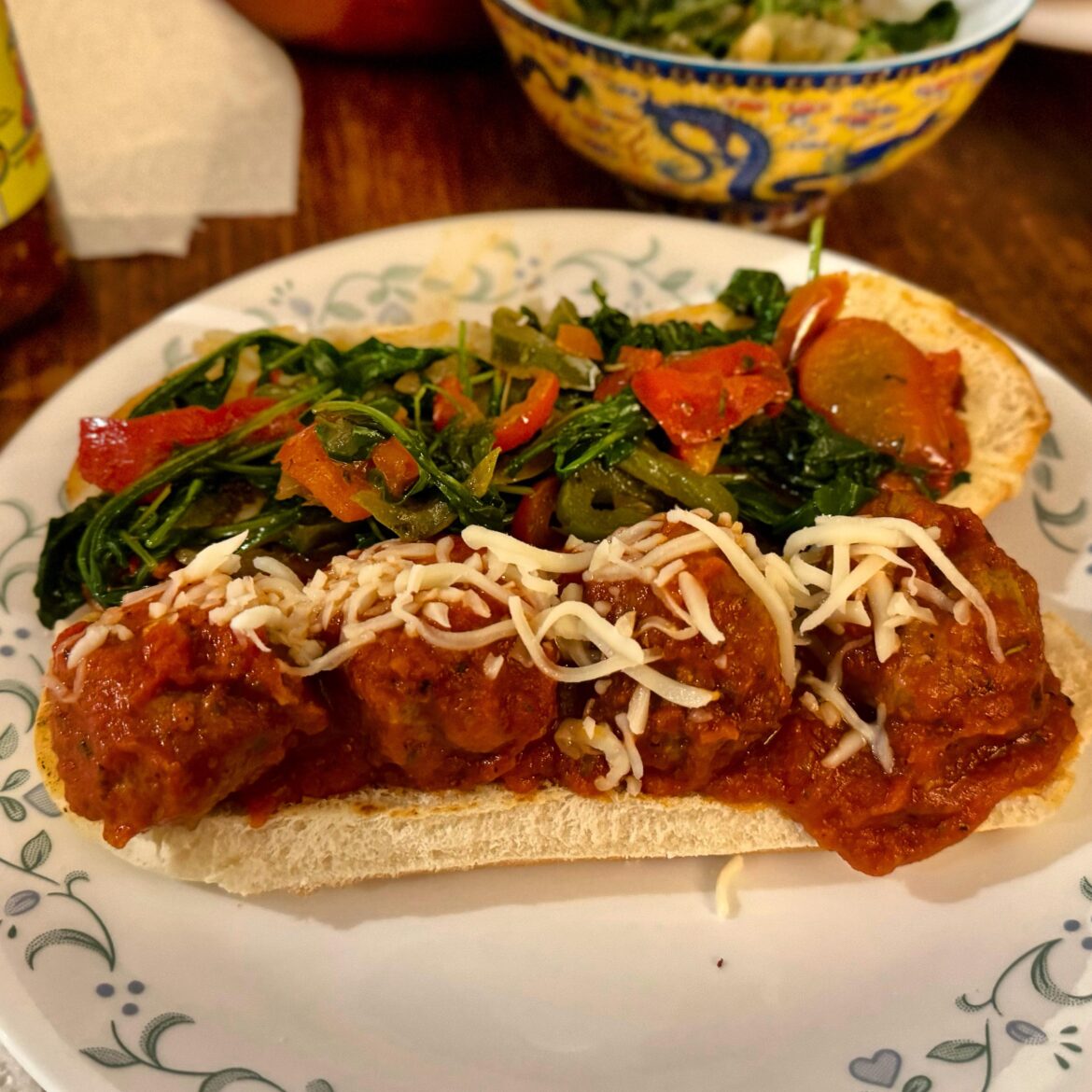 Turkey Meatball Hoagie