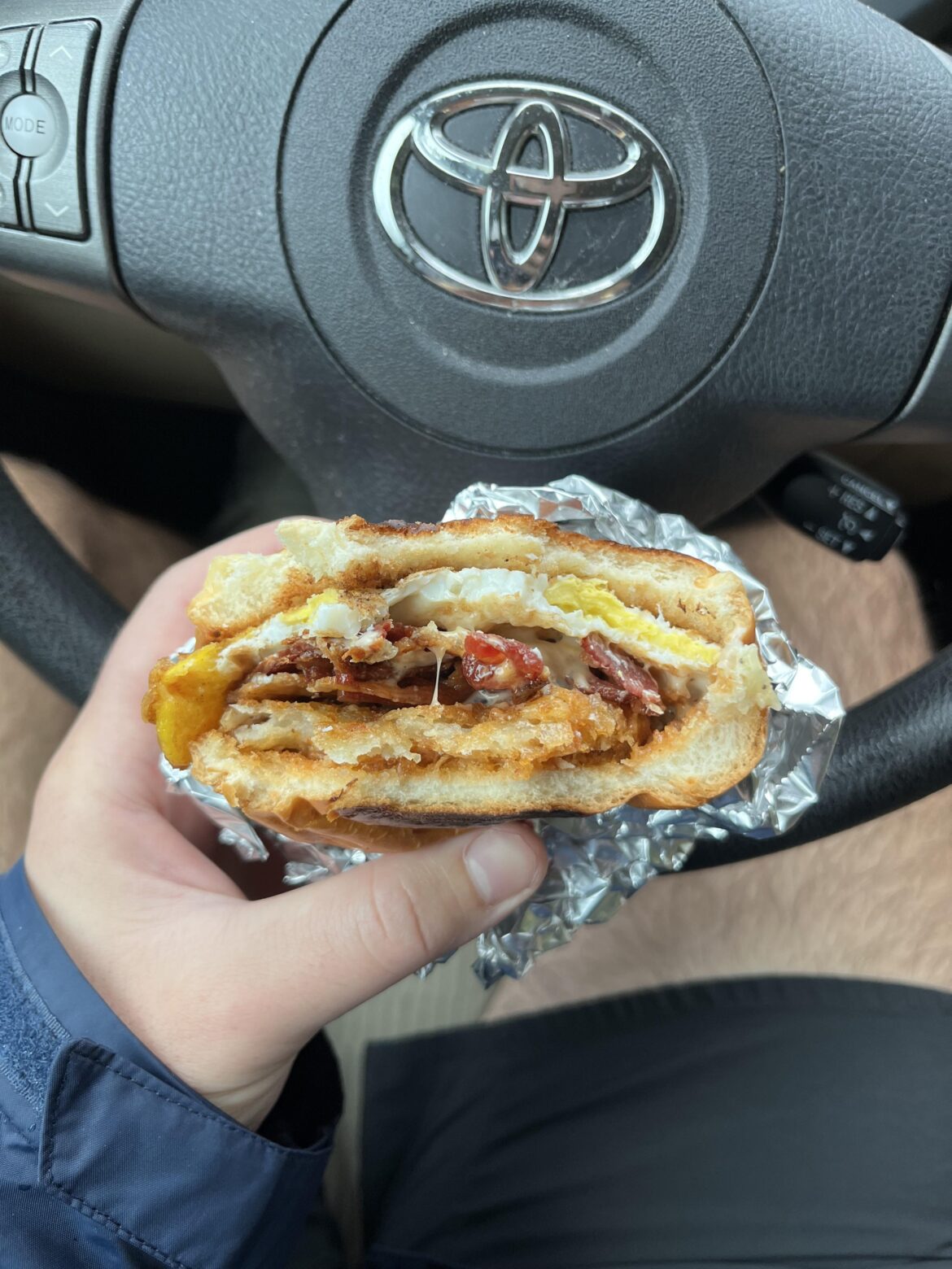 BEC on a Roll w/ Hashbrown - Henry Street Deli, Burlington, VT
