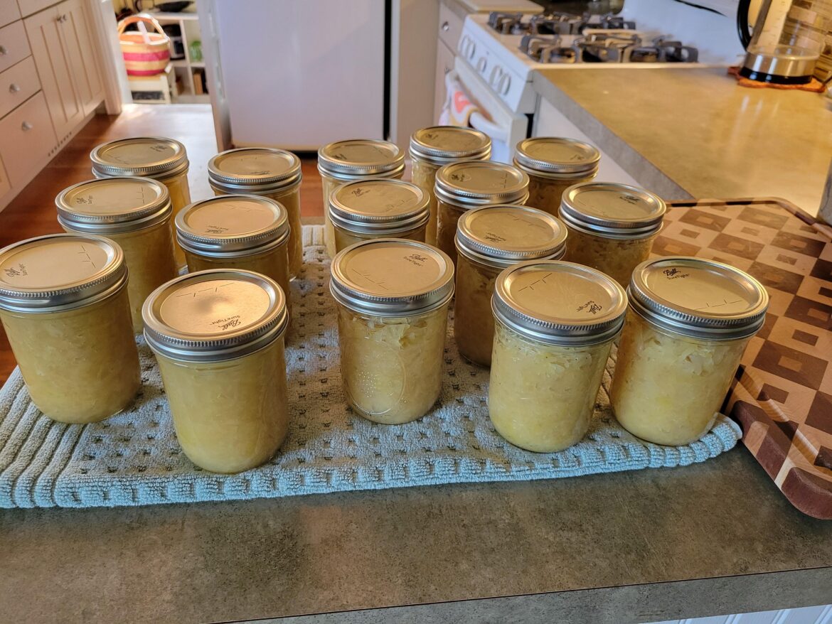 Do you can sauerkraut or just eat fresh? Do you can sauerkraut or just eat fresh?