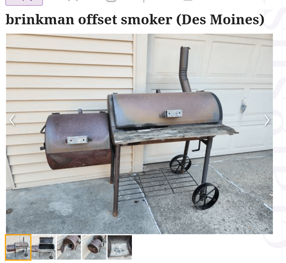 Restored a free smoker from Craigslist. Dining and Cooking