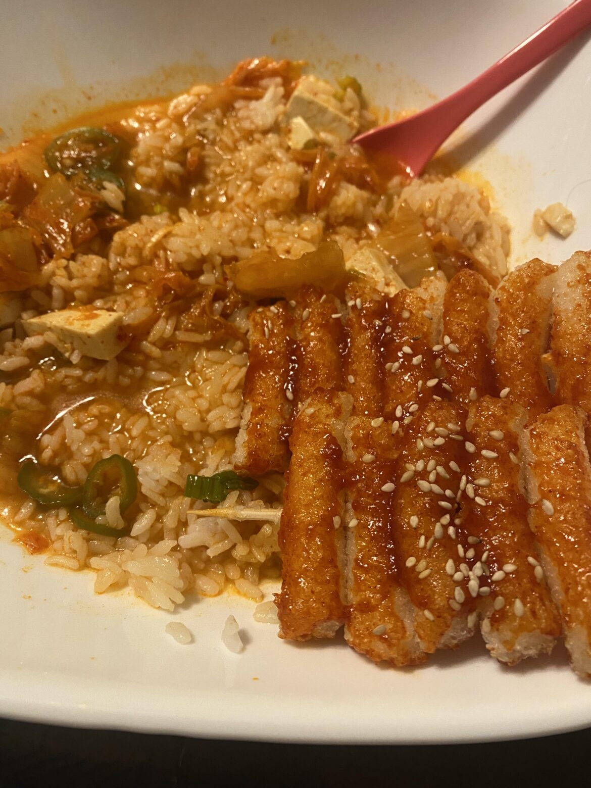 I ordered Korean food yesterday I ordered Korean food yesterday