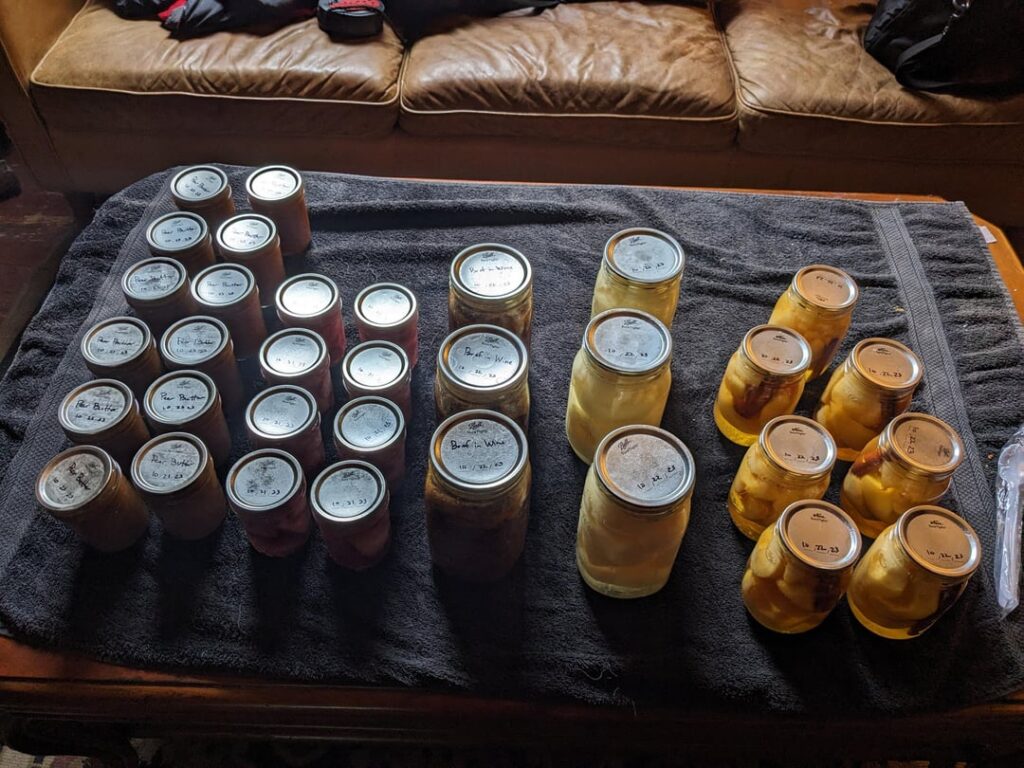 Got more serious about canning this weekend