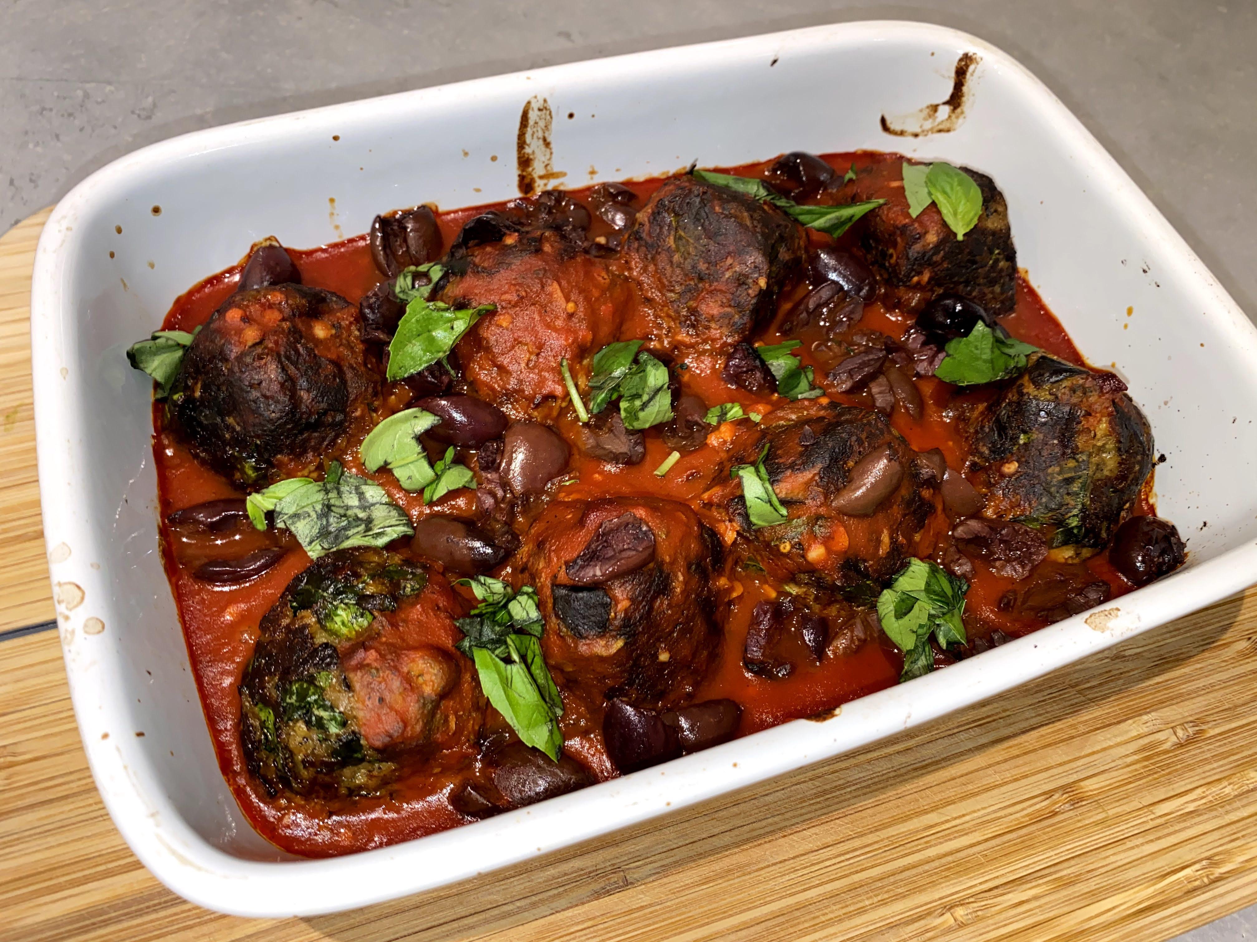 Absolutely love this ‘Aubergine Dumplings Alla Parmigiana’! This has to