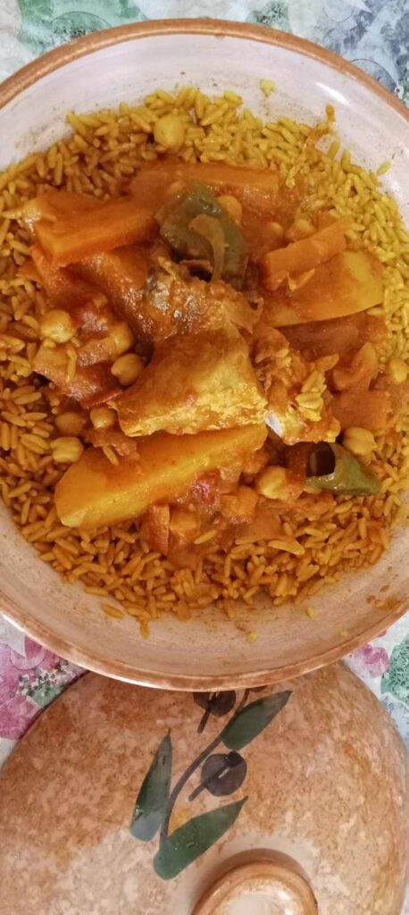 The Best Rose with vegetables and chicken meat The Best Rose with vegetables and chicken meat