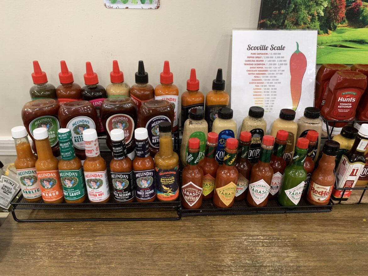 My local golf course takes its hot sauce selection seriously
