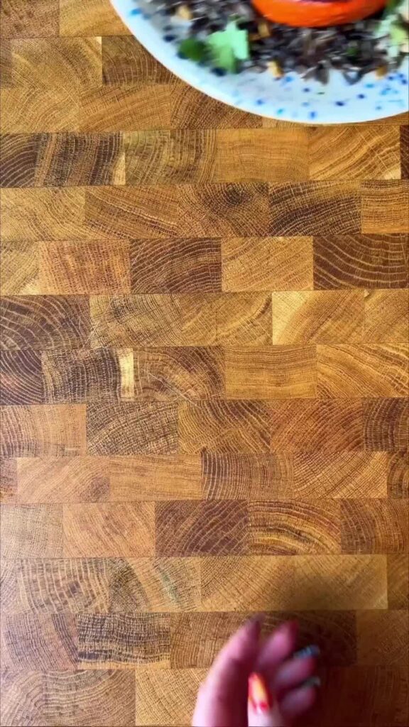 Wild rice, Roasted Kuri squash, Chimichurri butterbeans, Tofu feta, tamari roasted seeds