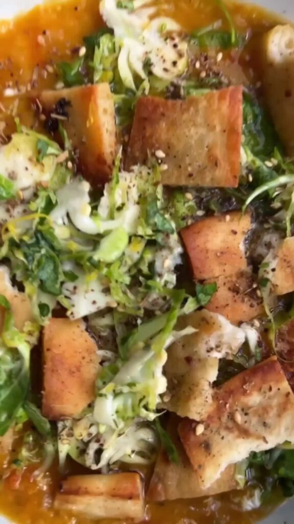 Roasted Honeynut Squash Red Lentil Soup