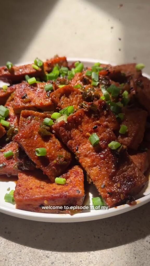 Spicy Korean Braised Tofu