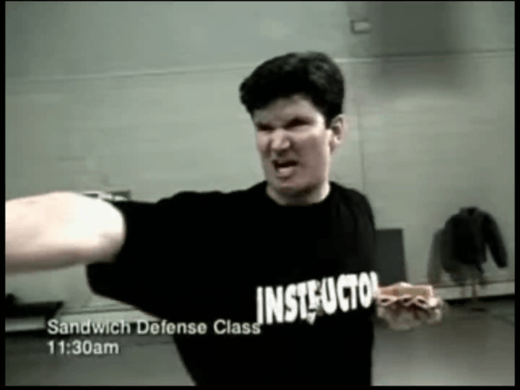 BACK OFF! Get your own sandwich!