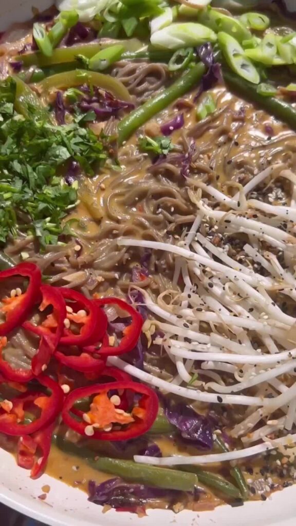 Pumpkin & Coconut Buckwheat Noodles