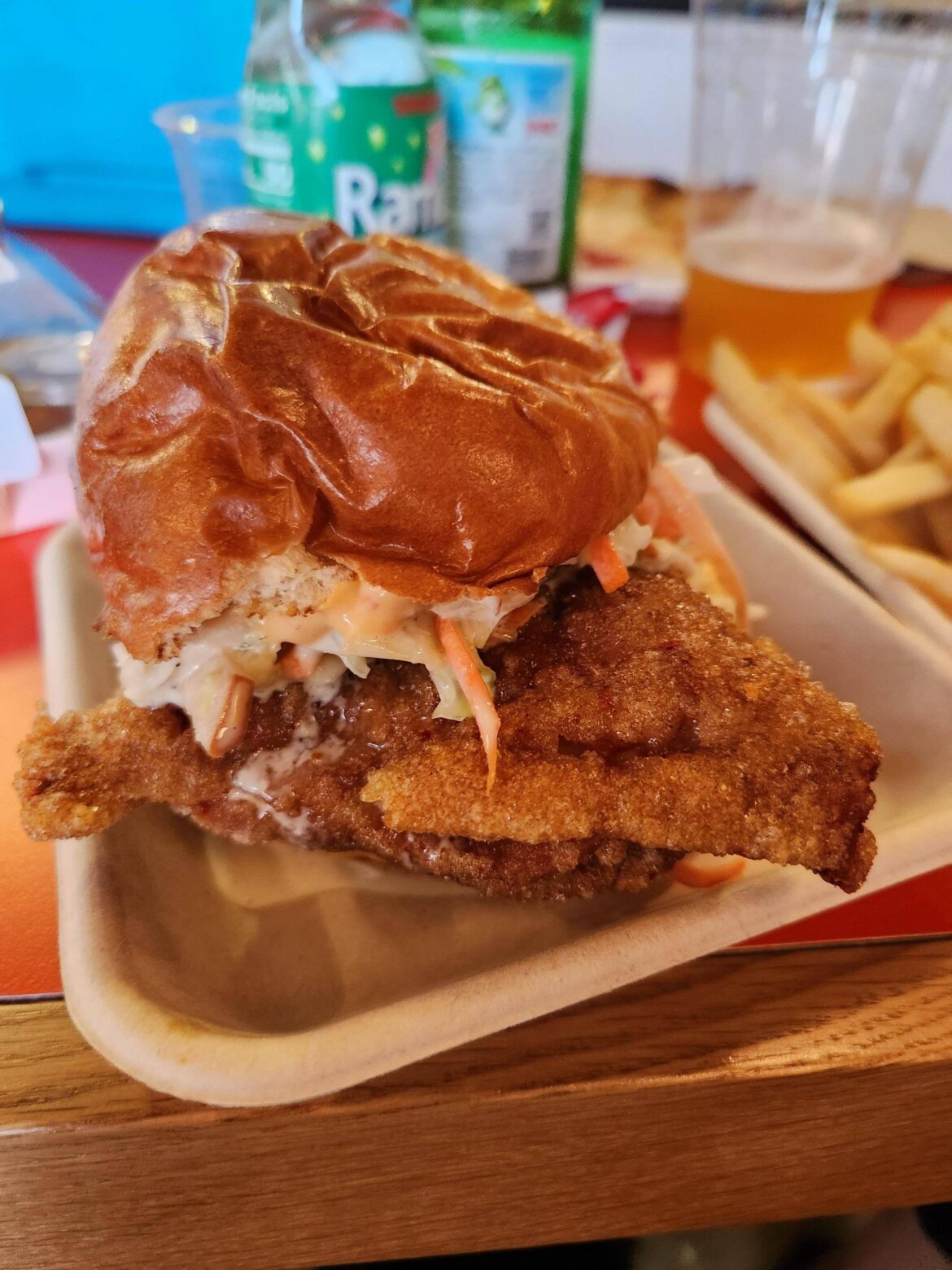 Seriously, the best (Taiwanese) fried chicken sandwich I've ever had - Fatty Mart, Mar Vista