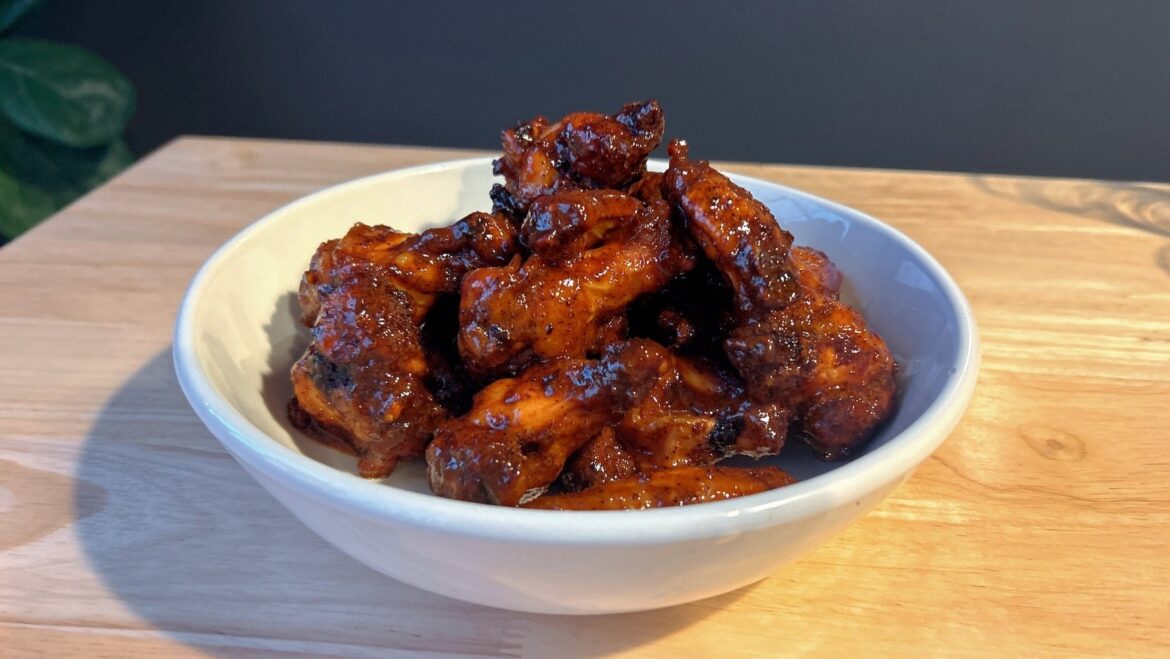 Sweet and Smoky Mezcal-Infused Buffalo Wings Sweet and Smoky Mezcal-Infused Buffalo Wings