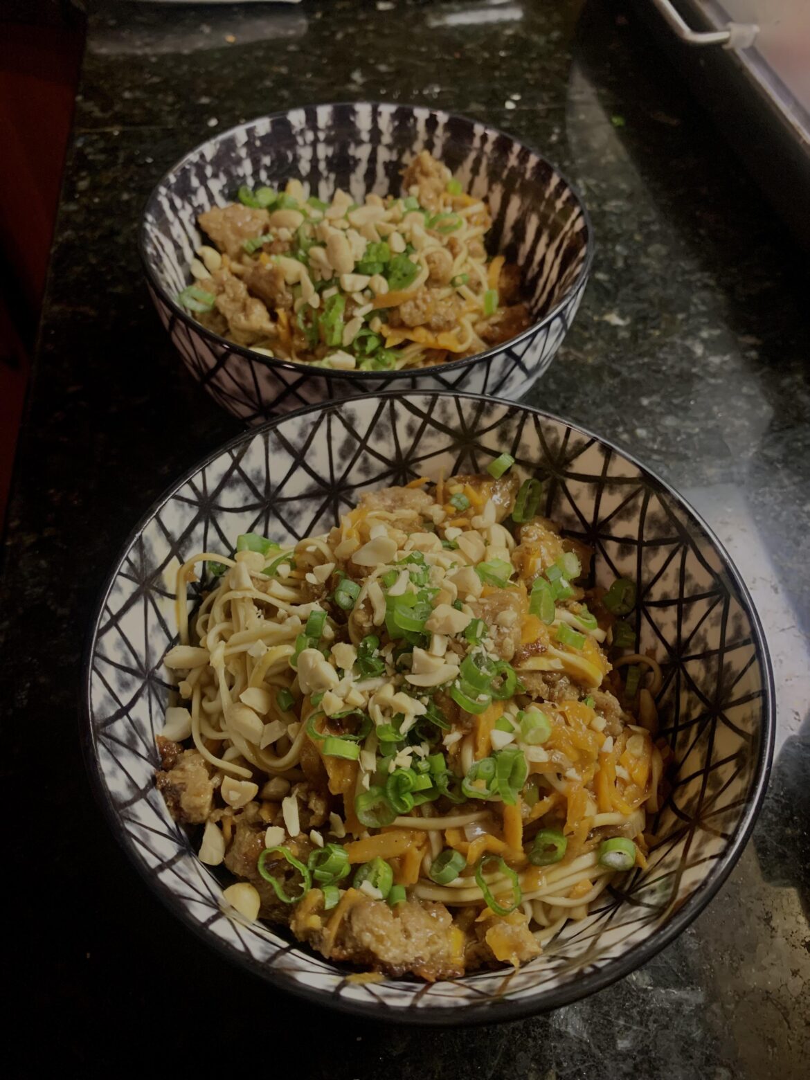 Szechuan Pork Noodle Stir-Fry