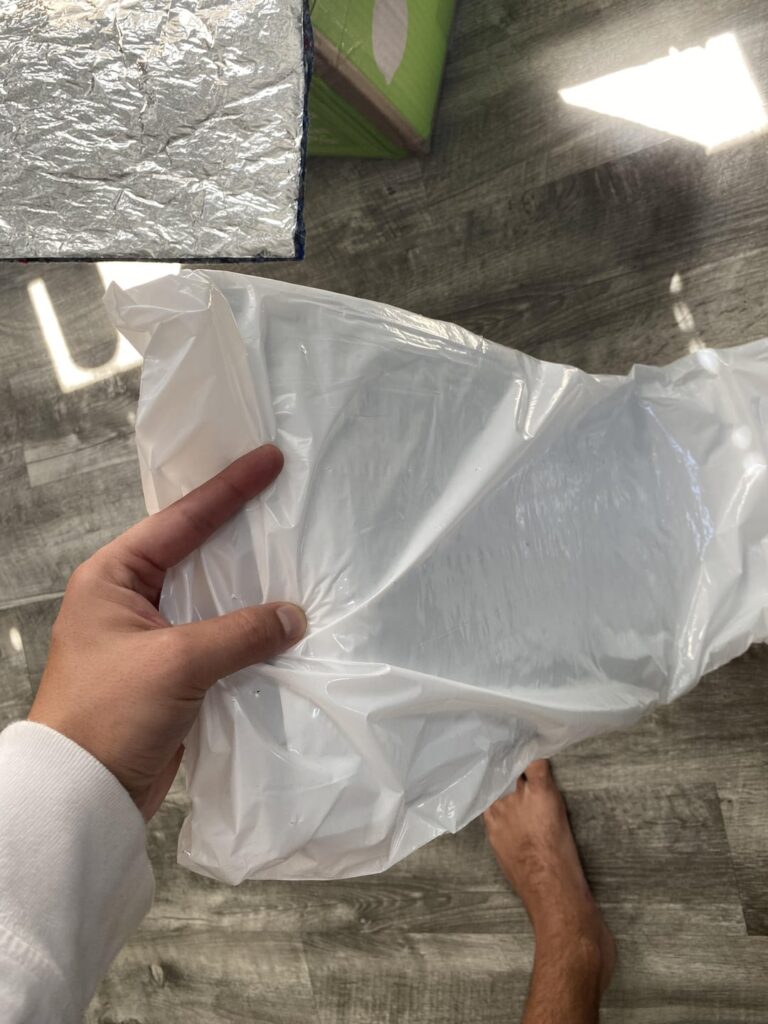 We have never gotten this insulation before and it has no info on it. Is it recyclable?