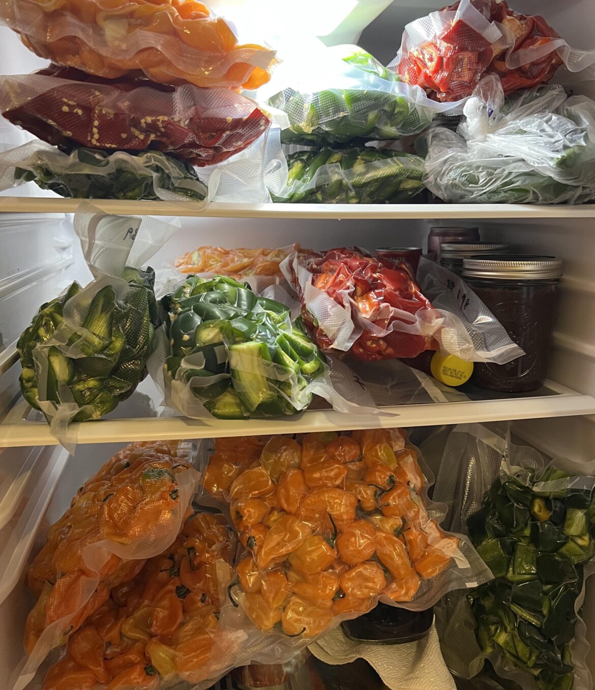 Getting ready to make the next batch of sauce.