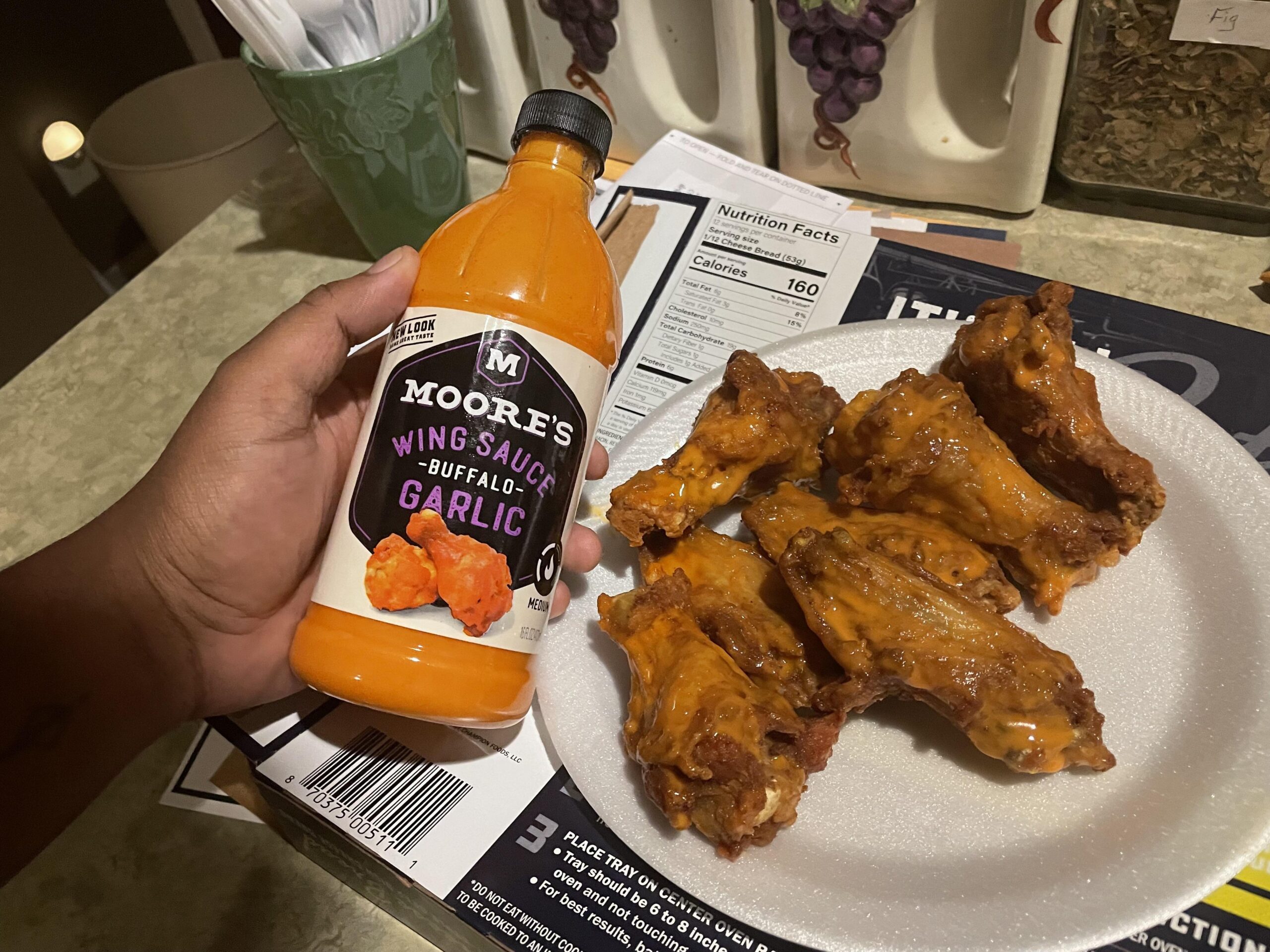 Publix nonbreaded wings Dining and Cooking