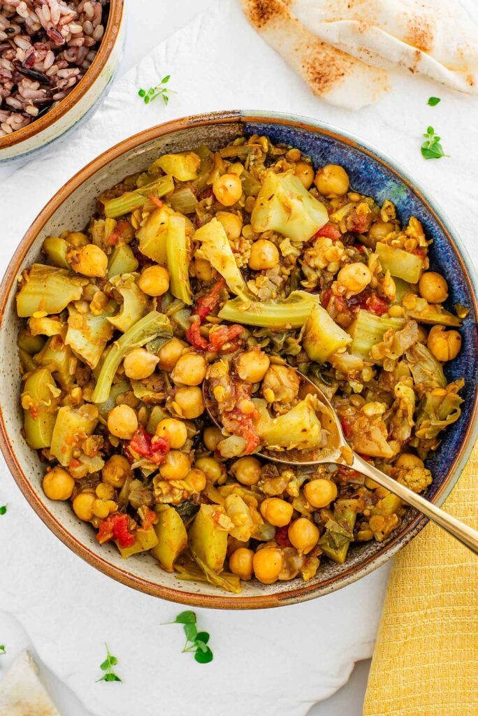 Cauliflower Stem Curry Recipe