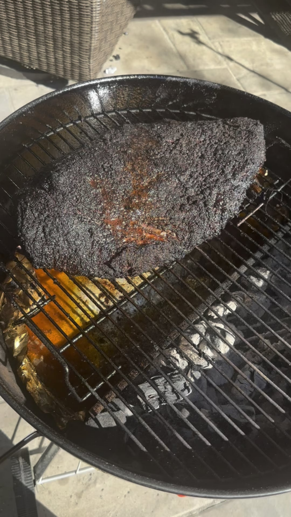 16 hour smoked Brisket on Weber Kettle 16 hour smoked Brisket on Weber Kettle