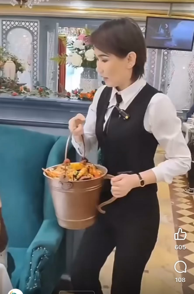 Behold: The Great Food Tsunami of Table 9!