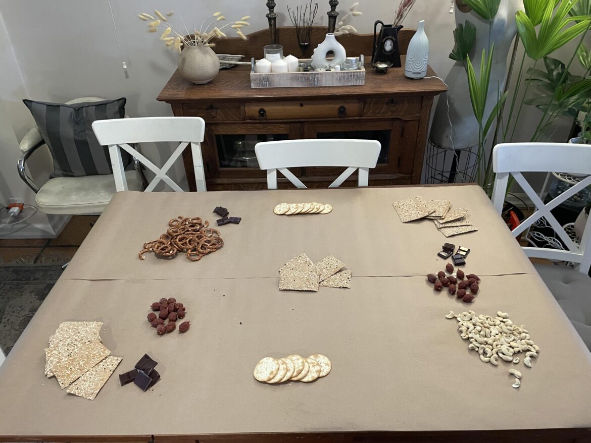 My wife served the appetizers thusly.