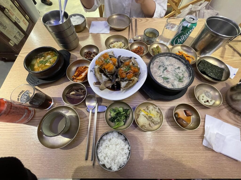 krn soy sauce marinaded crab- it was amazing. Worth the 2hr wait to get in. krn soy sauce marinaded crab- it was amazing. Worth the 2hr wait to get in.