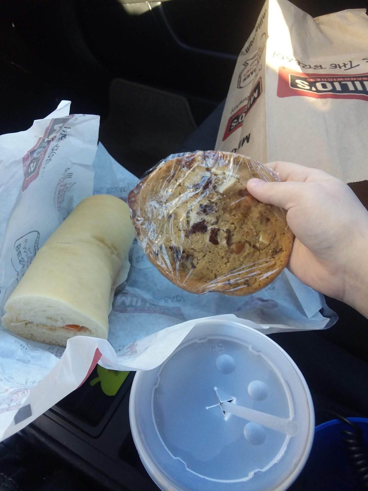 I do love a good sub with a cookie.