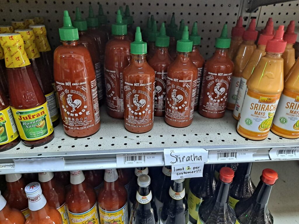 Finally found sriracha after checking 20 stores... and i cant afford it.