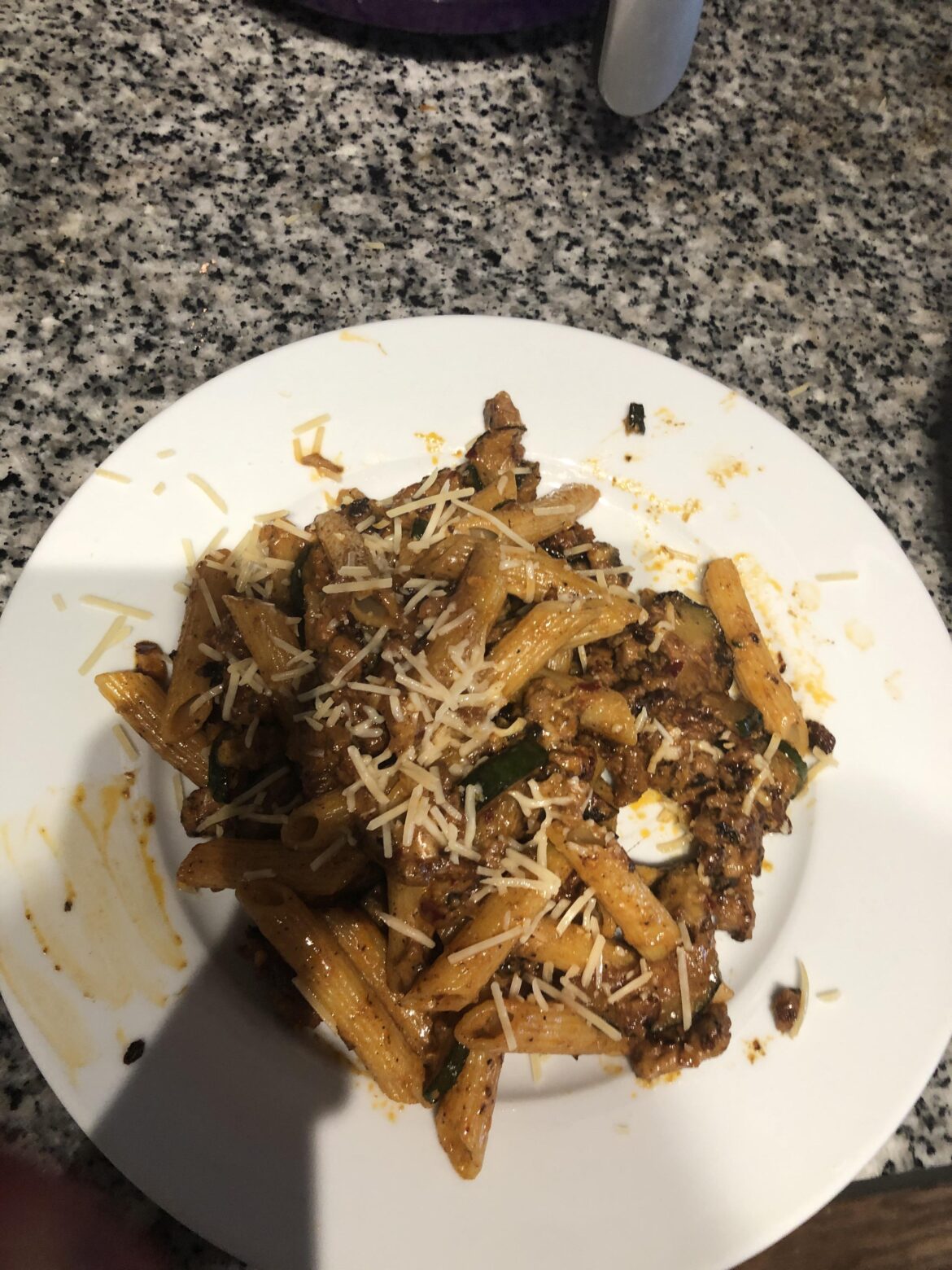 10/24/23: Pork Sausage Rigatoni Rosa (anyone else like to add wine into their pasta?)